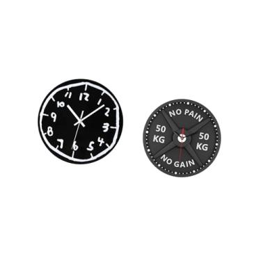 Imagem de Fenteer Relógio de Parede 3D Acrílico Minimalista Moderno, Ornamento, Arte Silenciosa, Relógio Decorativo para Cozinha Interna, Escritório, Sala de Jantar, Ac