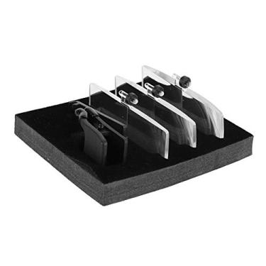 Imagem de Lupa tipo de óculos, lupa de faixa de cabeça, ampliação de 1,5 x 2,5 x 3,5 x, clipe, intensidades variáveis, lupas para óculos