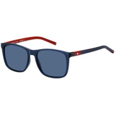 Imagem de Óculos de Sol Tommy Hilfiger Th 2120/S PJP - Azul 50-Masculino
