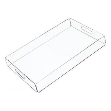 Imagem de Bandeja Grande Em Acrílico 55x45x5mm Super Resistente