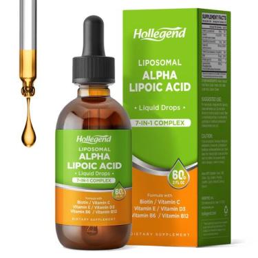 Imagem de Suplemento Ácido Alfa Lipóico Líquido Lipossomal HOLLEGEND 600 mg