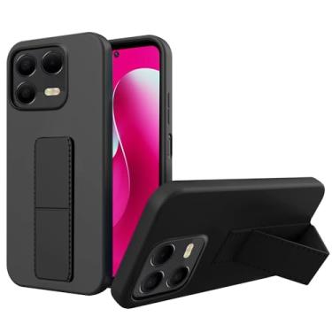 Imagem de Capa de telefone compatível com T-Mobile T Phone 3 Pro, suporte magnético multifuncional dobrável com suporte/suporte de silicone TPU Slim Fit à prova de choque para T-Mobile T Phone 3 Pro 5G 2025