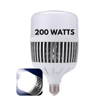 Imagem de Lâmpada Led Bulbo Alta Potência 200w Cor Branco Frio 6500k - E-Brilhan