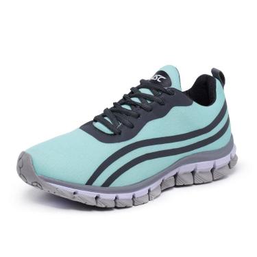 Imagem de Tenis Caminhada Esportivo Asc Poliester Com Cadarço Cano Curto Palmilha EVA Super Macio Academia