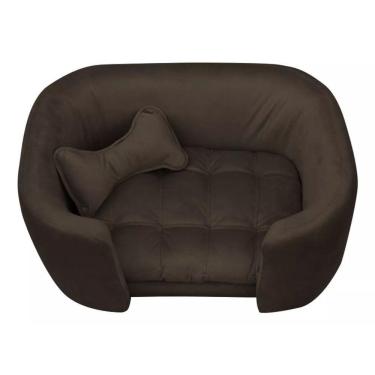 Imagem de Cama Pet Poltrona Baby Hanna Veludo - Ssx Multicoisas Cor Marrom