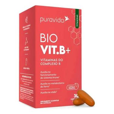 Imagem de Bio Vit B Complexo B Imunidade Em 30 Cápsulas Pura Vida