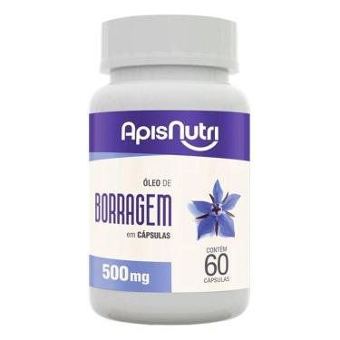 Imagem de Óleo De Borragem 500Mg Apisnutri 60 Cápsulas