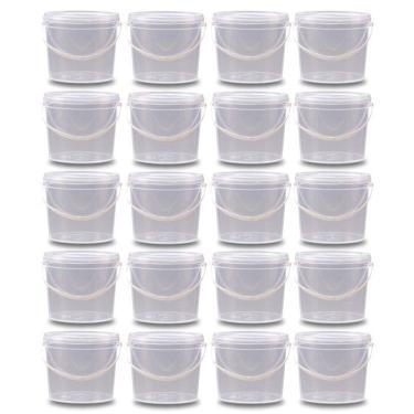 Imagem de Balde 2.2 Litros Para Fabricar Sorvete - Kit 20 Pçs