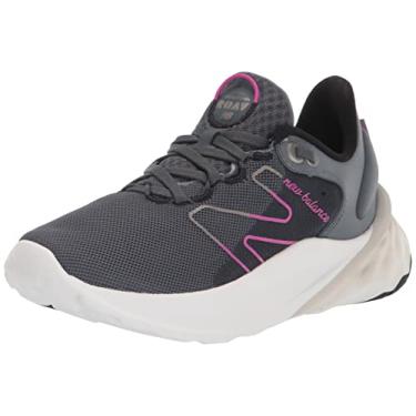 Imagem de New Balance Tênis feminino Fresh Foam Roav V2, Preto/Cinza/Rosa, 7