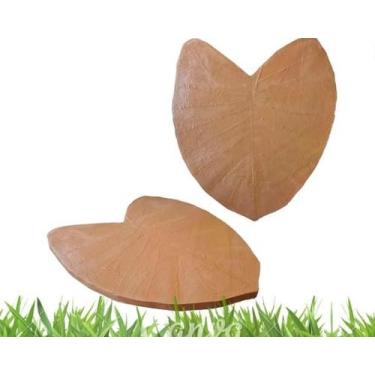 Imagem de Caminho Folha Kit 3 Pisante Argila  Horta Jardim De Plástico - WL ORNA