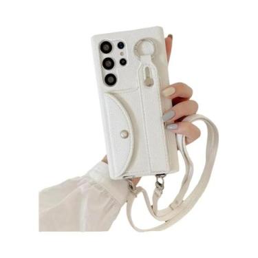 Imagem de Capa De Carteira Com Alça Transversal Para Samsung Galaxy S24 FE S23 S