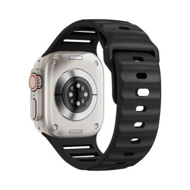 Imagem de Pulseira De Silicone Esportiva Para Apple Watch De 45mm, 44mm, 49mm, 4