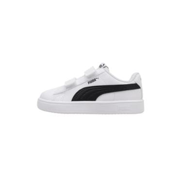 Imagem de Tênis Puma Rickie Classic V Infantil Branco e Preto 22