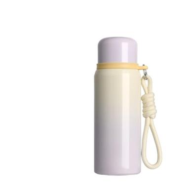 Imagem de Copo Térmico de Aço Inoxidável 500ml com Filtro Aprimorado - Isolamento 5 Camadas, Tampa Anti-Vazamento, Ideal para Café Gelado, Chá e Bebidas (coração violeta,500ml)