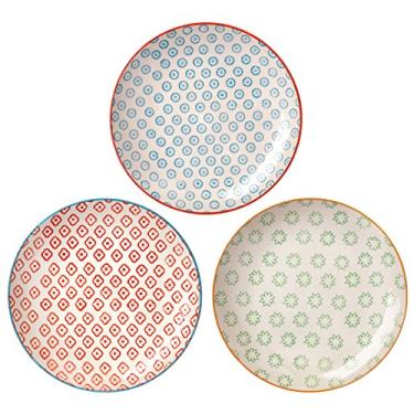 Imagem de Bloomingville Conjunto de 3 estilos Emma pratos de 20,3 cm