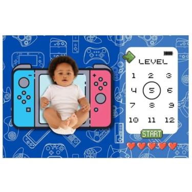 Imagem de Edredom Dupla Face Tapete Foto Bebê Mêsversário Start Game Edredom Fofinho, Painel para Fotos Mensais, Multiuso, Impressão Digital, Com Marcador MDF