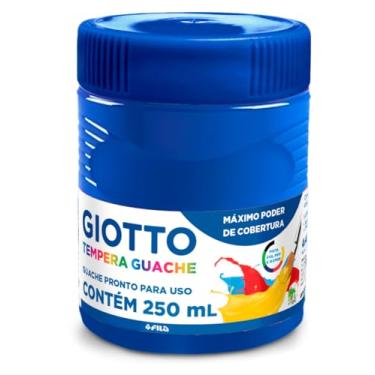 Imagem de GIOTTO Tempera Guache, Tinta Guache em Pote de 250ml, Cor Azul