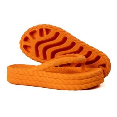 Imagem de Sandalia Chinelo Feminino Ortopédico Plataforma Ultra Confortável Maci