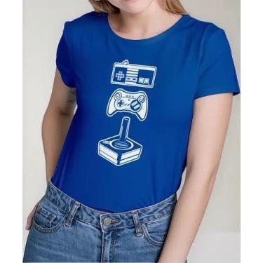 Imagem de Camiseta Camisa Adulto Feminina Masculina Algodão Gamer Geek Videogame