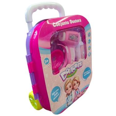 Imagem de Malinha Conjunto Mini Doutora +3 Anos Brinquedo Profissões Luzes e Son
