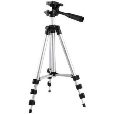 Imagem de Suporte Tripé Para Mesa Celular Mini Pedestal Ajustável 360°