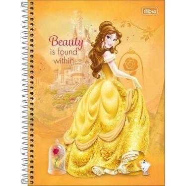 Imagem de Caderno Princesas Espiral Capa Dura 1 Matéria 80 Fls - Tilibra -, Amar