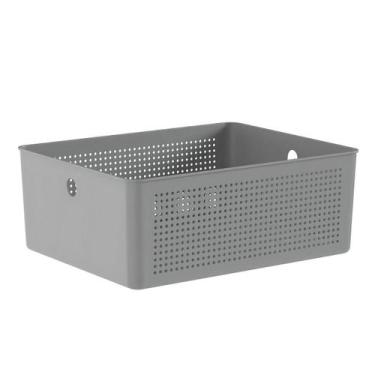 Imagem de Cesto Organizador Flow 12 Litros CFW450 - Ou, Chumbo