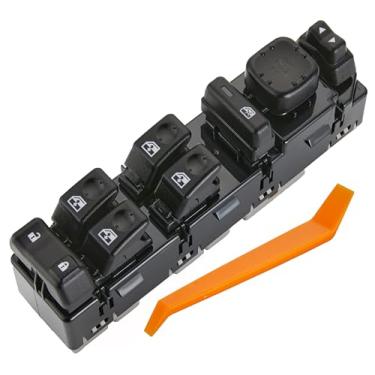 Imagem de ZAPOSTS Interruptor de janela elétrica, espelho dobrável, serve para Chevy Avalanche, Silverado, Suburban, Tahoe, para GMC Yukon Sierra, para Cadillac Escalade 03-07, interruptor de porta de controle