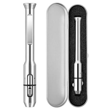 Imagem de Zonon Suporte de haste de soldagem para caneta alimentadora de fio TIG TIG para fios de 1/81.3 cm-1/20.3 cm (1.0-3.2 mm) Acessórios de soldagem TIG, com caixa de metal para armazenamento, prata