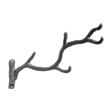 Imagem de MotiveTech Cabide de parede em forma de galho, em ferro, para sala de estar, presente, escritório, gancho para chapéu.