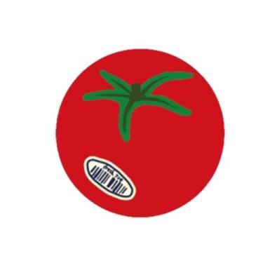 Imagem de SiaBiced Descanso de copo natalino de cerâmica, tapete para copo multiuso, isolante térmico, divertido e original para casa, balcão ou mesa externa, Tomate