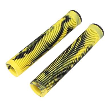 Imagem de KIMISS 1 par de Punhos de Guiador de Bicicleta Antiderrapantes de Borracha TPE Macia de 16 Cm para Bicicletas de Engrenagem Fixa - Ergonômico e Fácil de Instalar (#3)