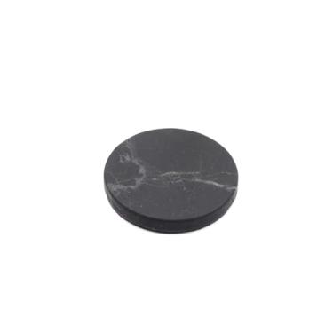 Imagem de Adesivo de telefone – Placa de proteção redonda – 0,8 polegadas – Feito de autêntica pedra shungite preta russa – Tolvu