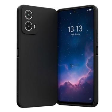 Imagem de Capa Silicone Aveludada Compatível Motorola Edge 50 Fusion com Proteção de Câmera (Preto)