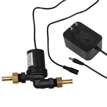 Imagem de bayite BYT-7A014A DC 12V Aquecedor de Água Quente Bomba de Circulação com Adaptador de Fonte de Alimentação DC Baixo Ruído 3M Cabeça 8LPM 2,1GPM