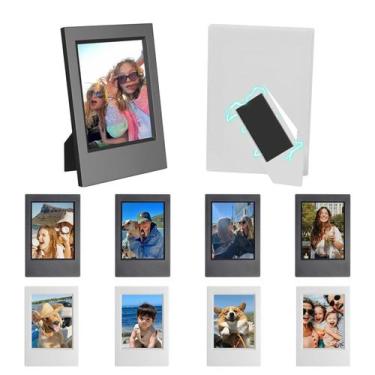 Imagem de Porta-retratos WOGOZAN Mini de 2,15 x 3,4 polegadas com adesivos magné