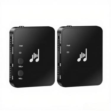 Imagem de de Retorno Ouvido Sem Fio WP-10 2 4GHz Transmissor Receptor Transmissão Fone Um para Recarregável Som Profissional Perda Baixo Ruído Baixa Latência Distância 30M Mono Stereo Carregamento USB