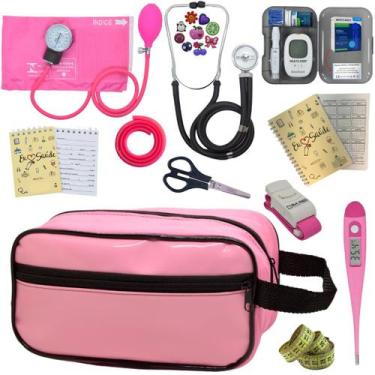 Imagem de Kit Enfermagem Completo Top + Medidor Glicose  - PREMIUM, P.A. Med, IN