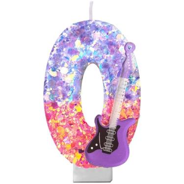 Imagem de Vela com número de aniversário com tema K-pop 0