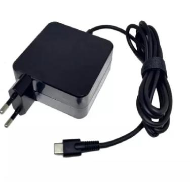 Imagem de Fonte Carregador Para Ultrabook Lenovo, Dell, Hp, Asus, Acer, Type-C, USB-C, 65w