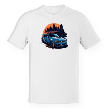 Imagem de Camiseta Unissex BMW Azul Sunset, EG