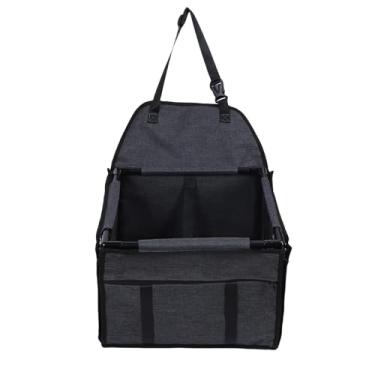 Imagem de KUIDAMOS Assento de Carro para Cachorro Caixa Dobrável à Prova D'água para Transporte de Segurança Em Viagens para Animais de Estimação, Tecido Oxford à Prova de Desgaste Portátil para Viagem,