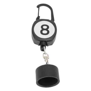 Imagem de Generic Protetor de Giz para Taco de Bilhar, Porta-chaves de Giz de Bilhar, Abs Prático Compacto para Acessório de Mesa de (Rodada 2,6 pol.)