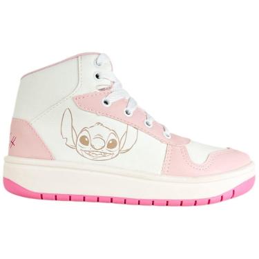 Imagem de Tenis Feminino Infantil Cano Baixo Stitch Disney Original-Feminino