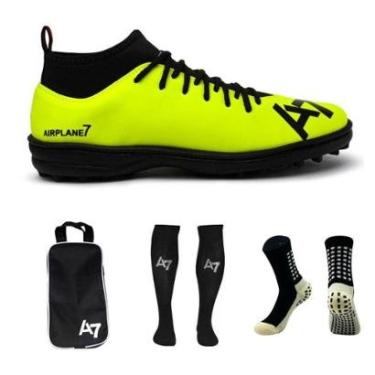 Imagem de Chuteira Botinha Society + Porta Chuteira + Meião + Antiderrapante-Masculino