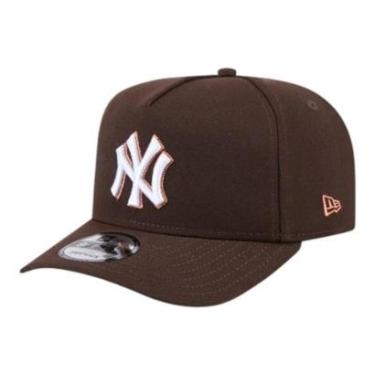 Imagem de Boné New Era 950 A-Frame New York Yankees Marrom-Masculino