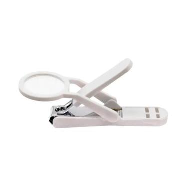 Imagem de Cortador De Unhas Para Idosos Com Lente De Aumento, Anti-respingo, Aço