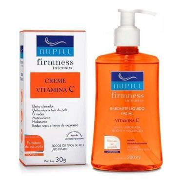 Imagem de Kit Nupill Vitamina C Creme + Sabonete Líquido Facial 200ml