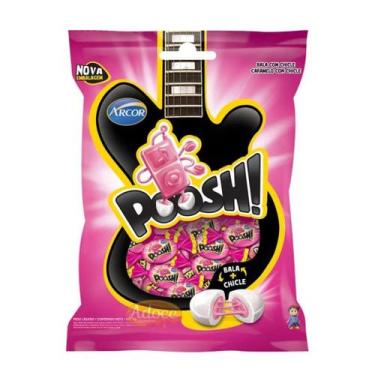 Imagem de Bala chicle poosh tutti frutti arcor, 500g