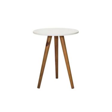 Imagem de Mesinha Pequena Moderna Pé Palito Tripé Linda De Decoração - Beto Móve